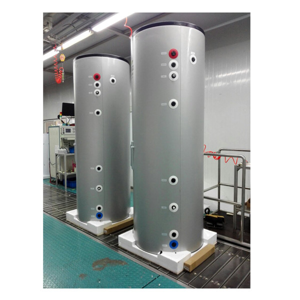 Recipiente a pressione verticale da 1500 litri realizzato in acciaio al carbonio per applicazioni con acqua potabile 