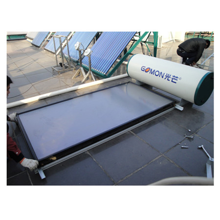 Sistema di collettori di riscaldamento solare con riscaldatore di acqua calda a pannello solare piatto