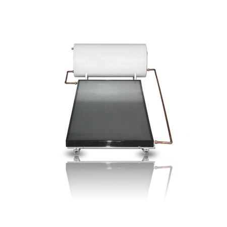 Geyser solare ad alta pressione integrato con collettori solari a piastra piatta